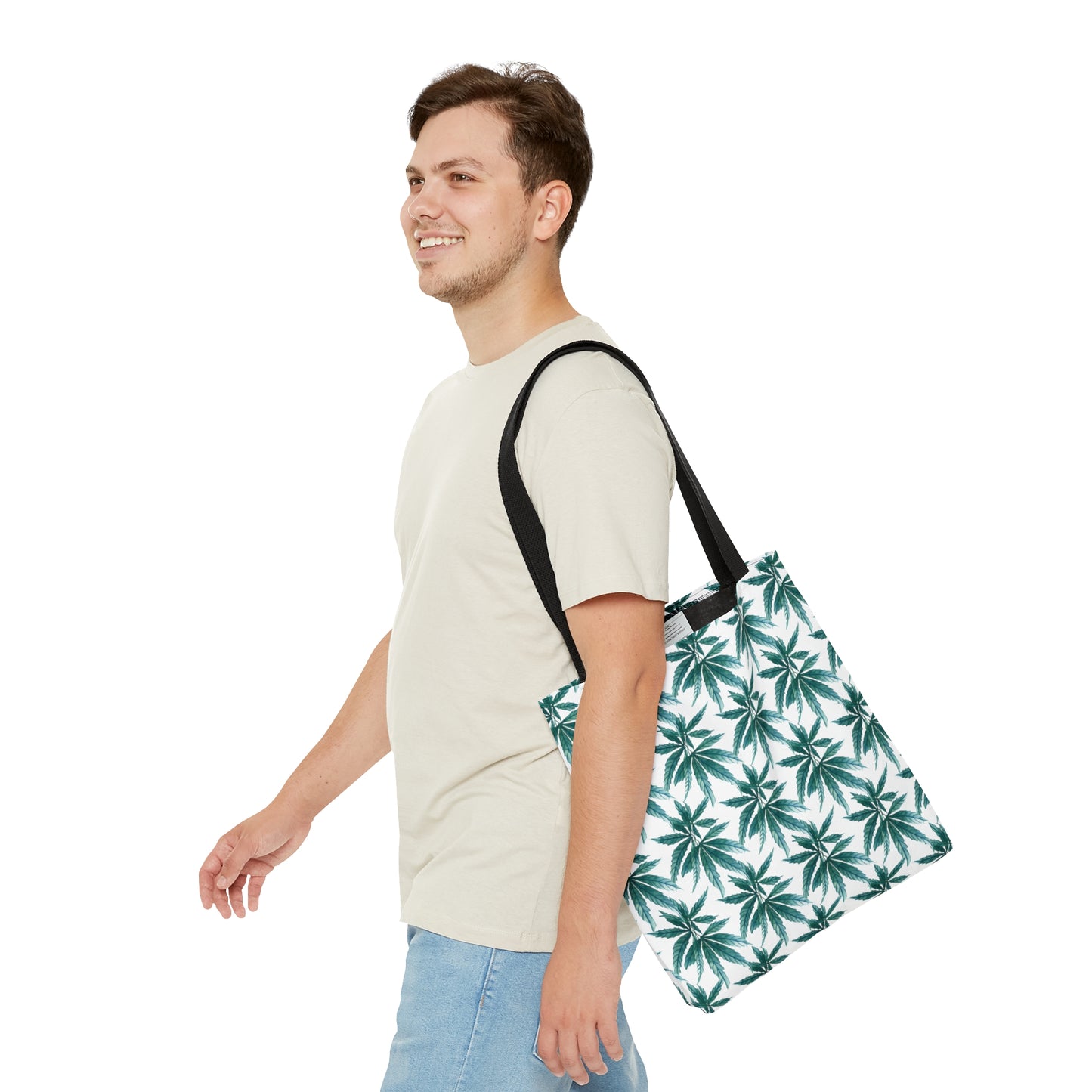 Tote Bag (3 sizes!) - Teal Dreamleaf