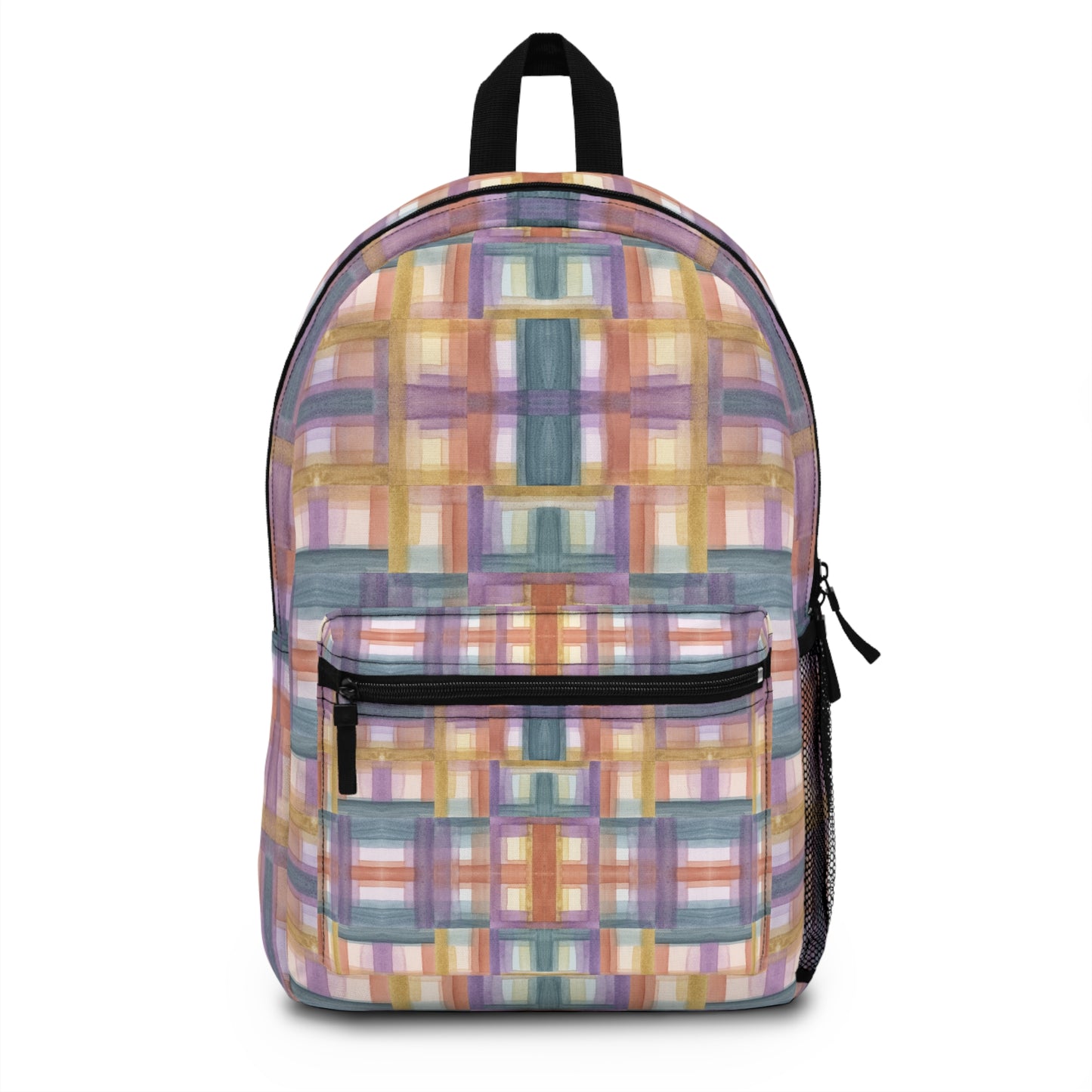 Waterproof Backpack - Painterly Plaid