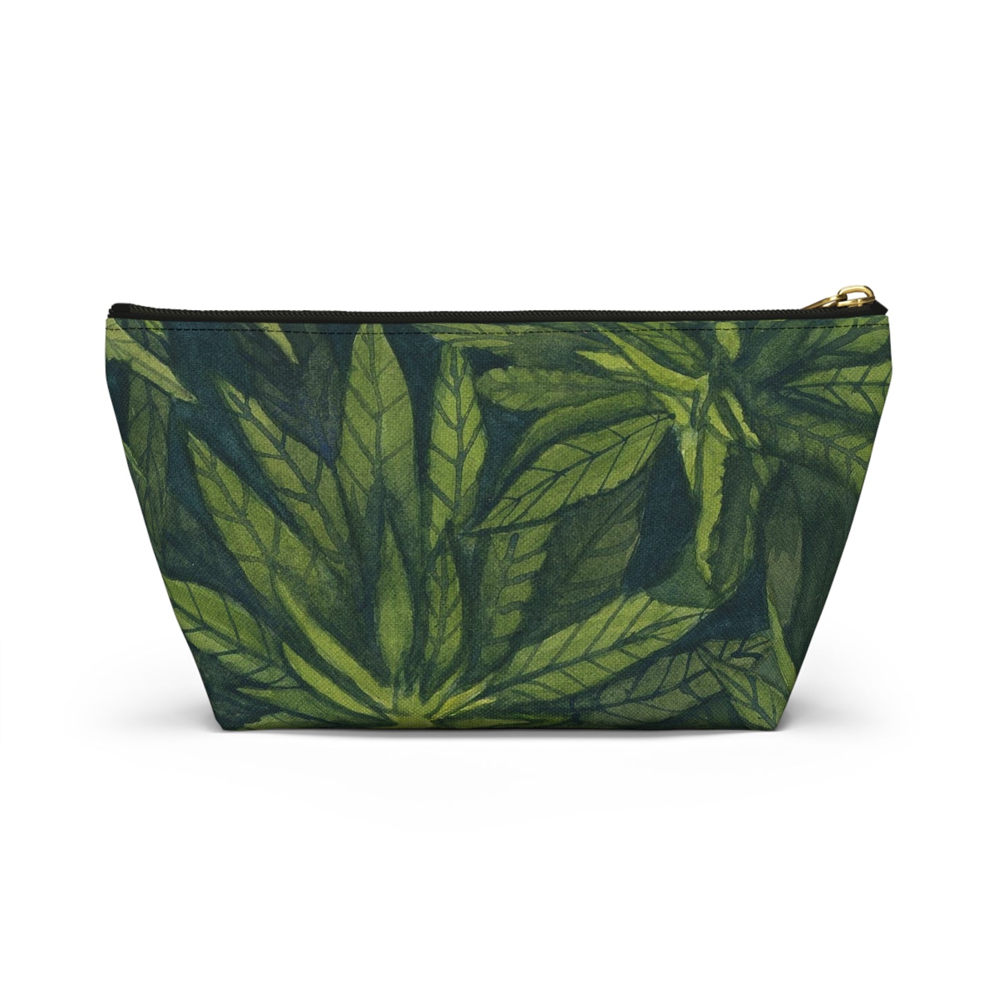 Roomy Accessory Pouch - Green Gardens