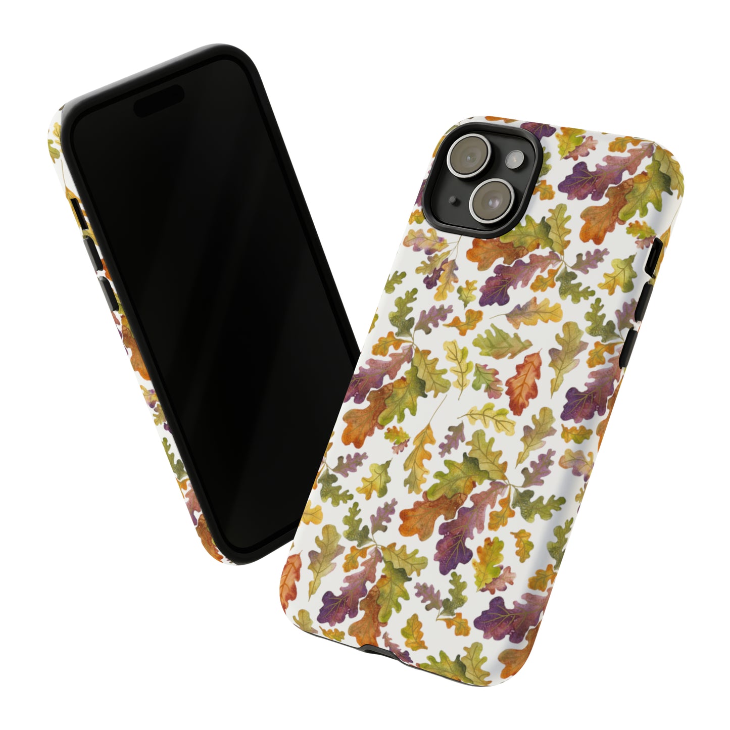 Tough Cell Phone Cases - Watercolor Autumn Leaves