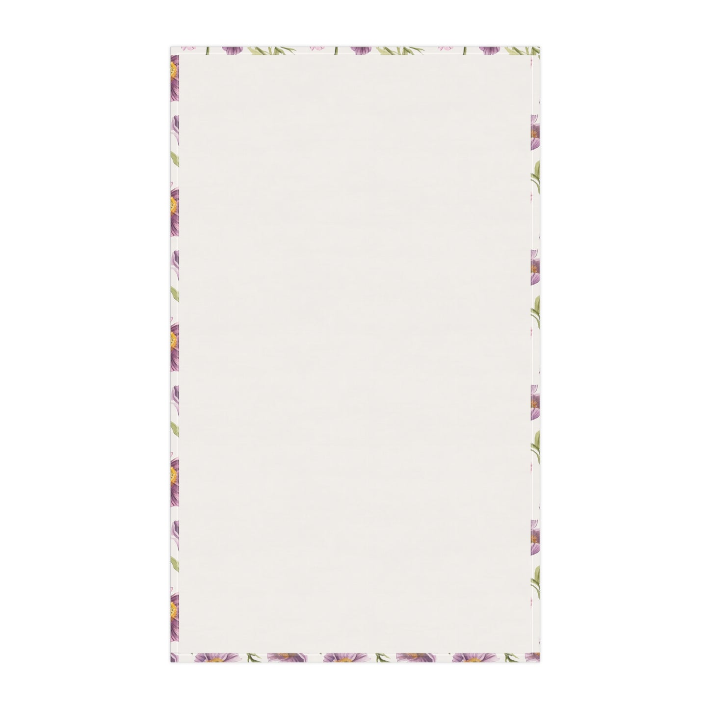 100% Cotton Twill Kitchen Towel - Lilac Poppies