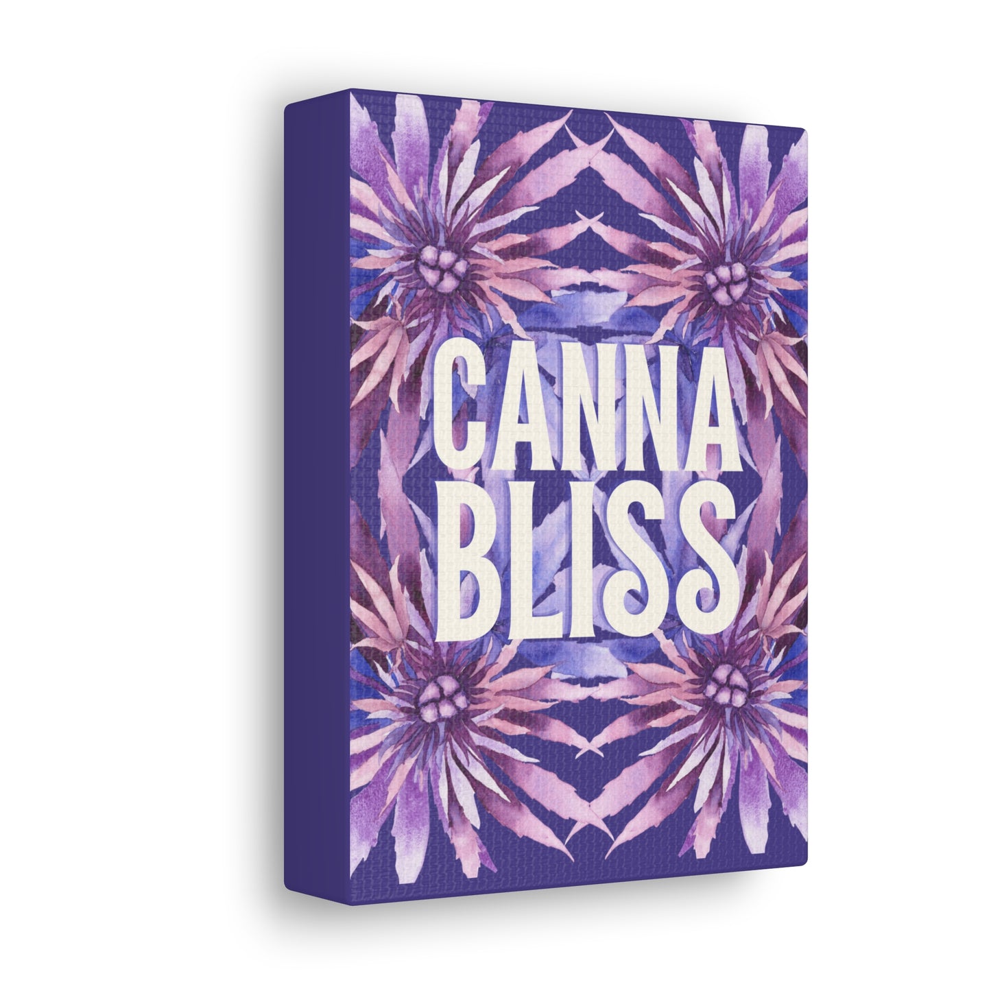 Canvas Gallery Wrap Prints - Cannabliss in Purple