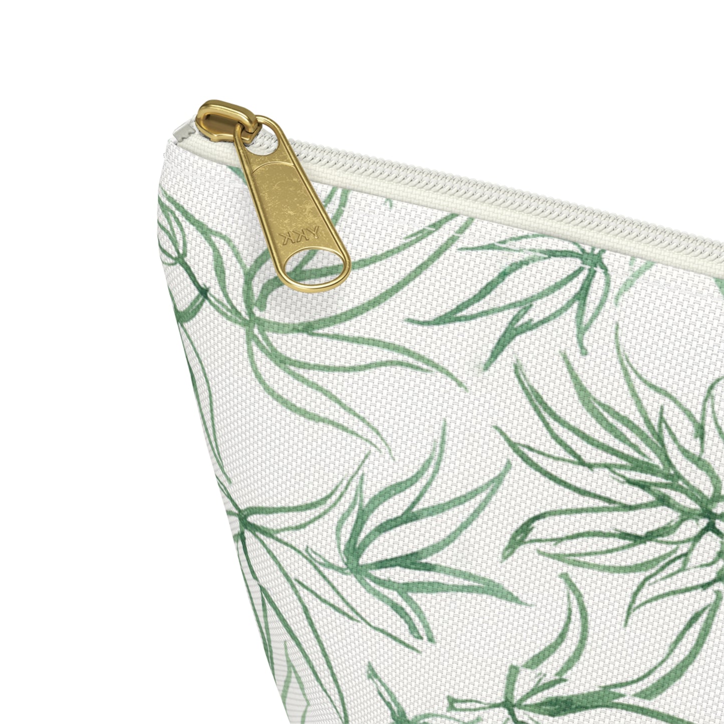 Roomy Accessory Pouch - Sketches in Green