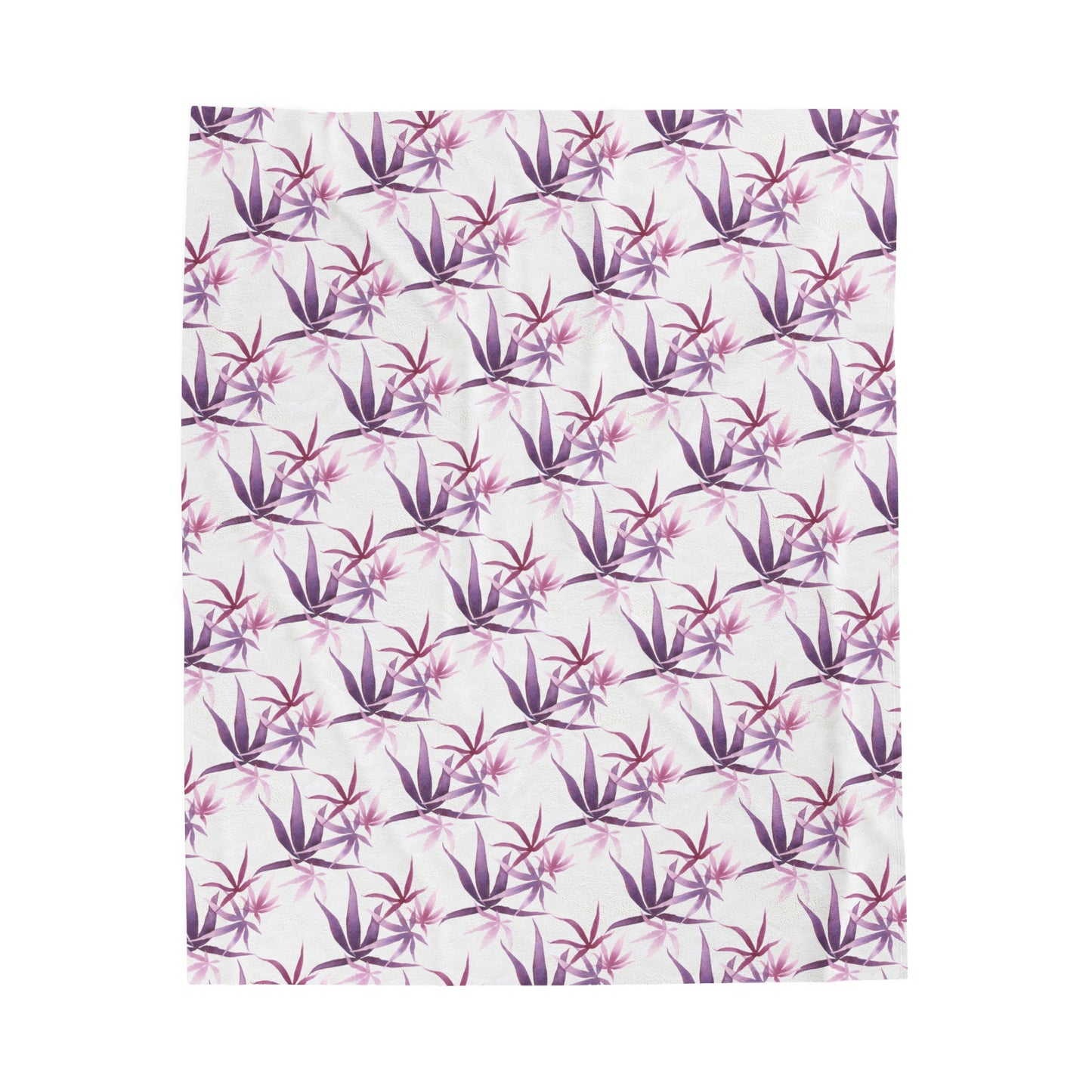 Velveteen Plush Blanket - Orchid Dreams