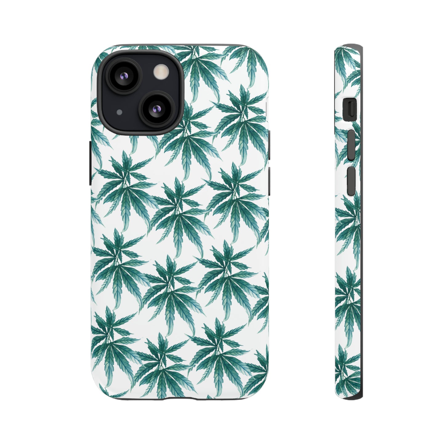 Copy of Tough Cell Phone Cases - Watercolor Cannabis Field