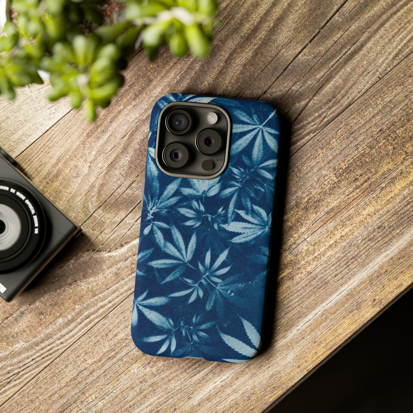 Tough Cell Phone Cases - Cyanotype Print