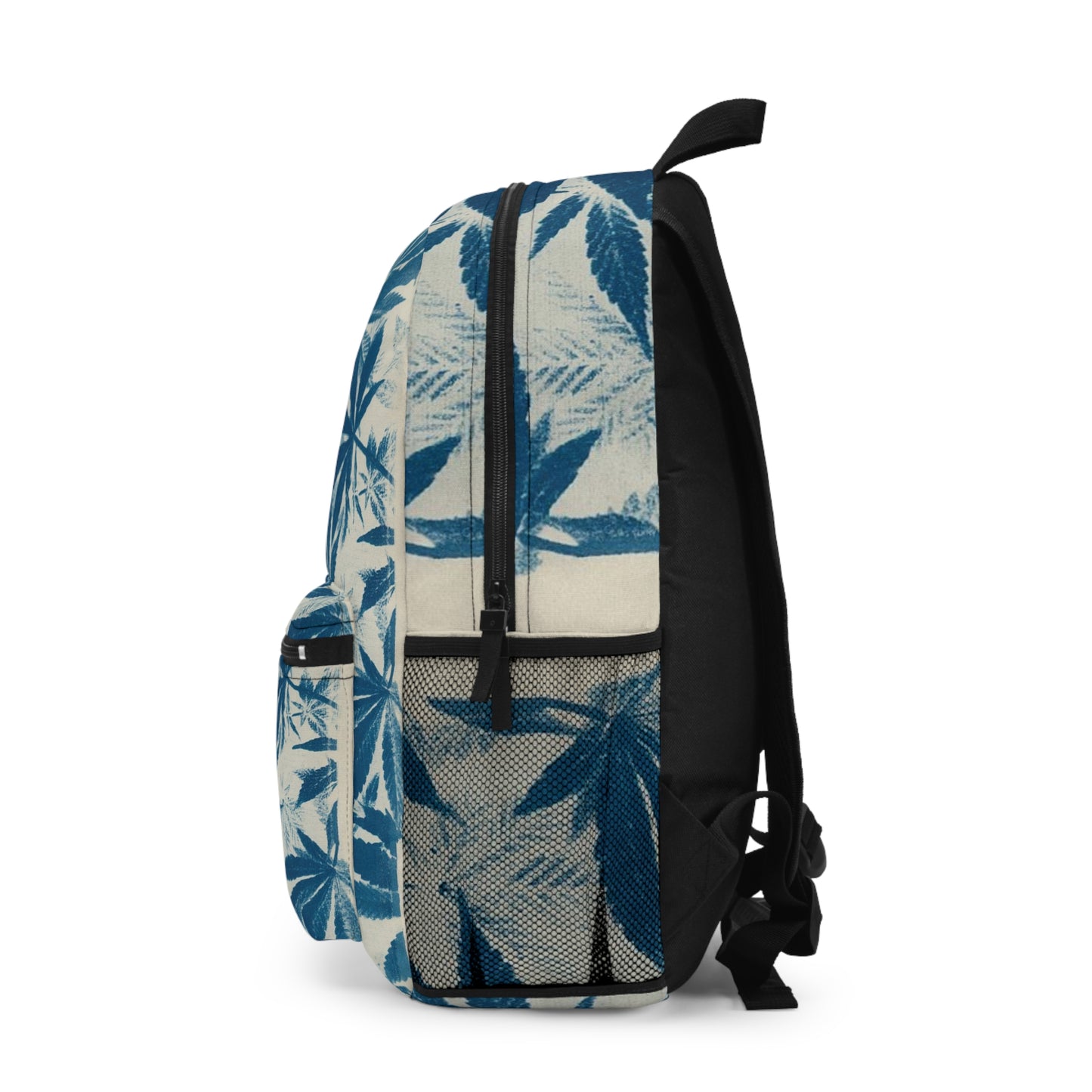 Waterproof Backpack - Cyanotype on Ivory Print