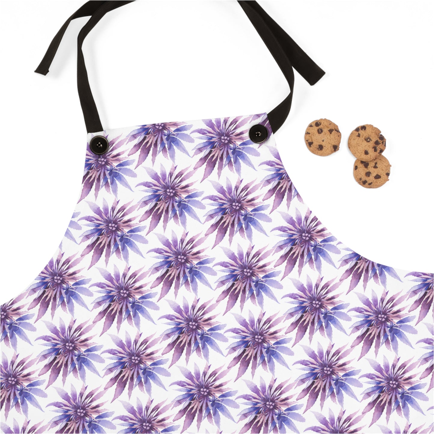 Apron - Purple Blooms