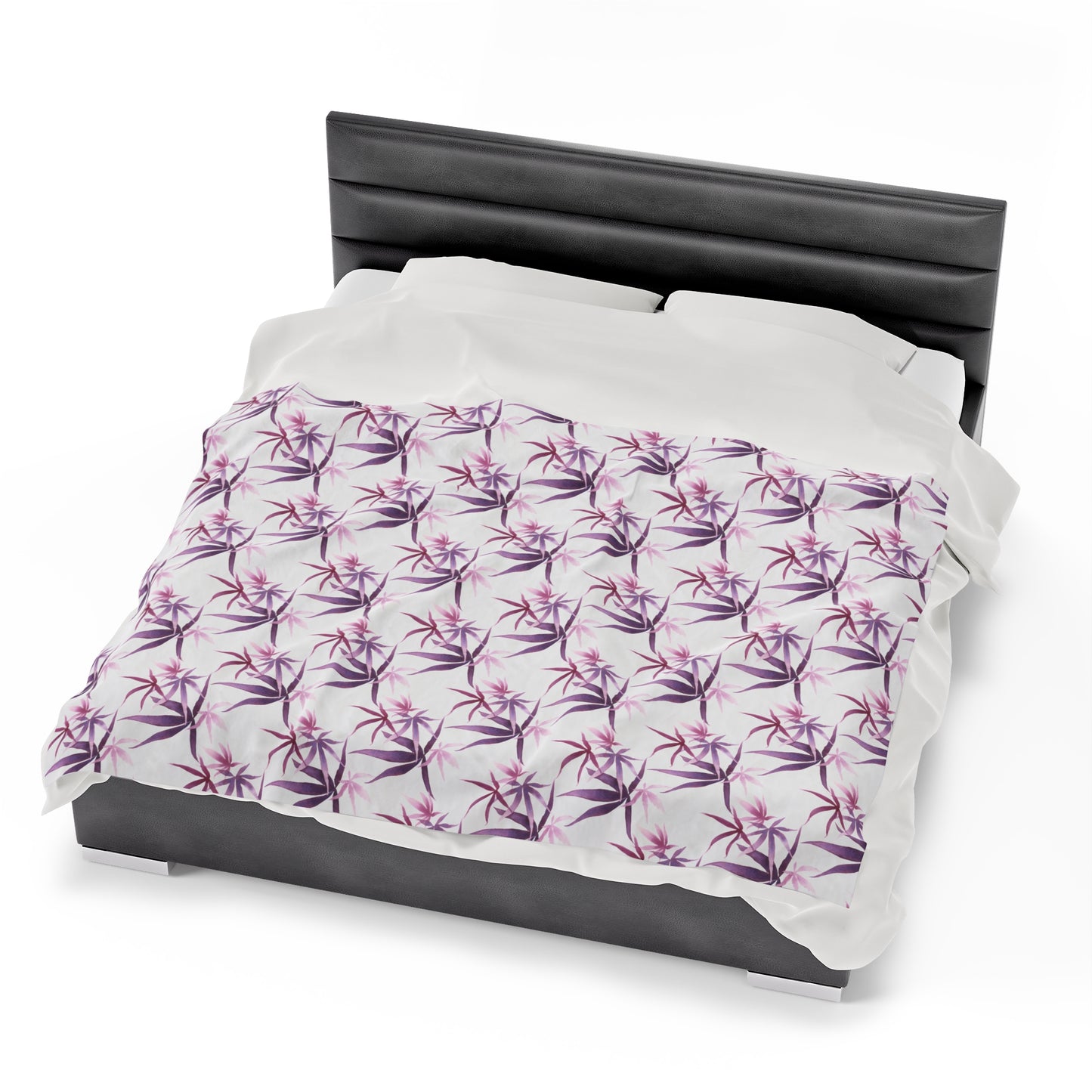 Velveteen Plush Blanket - Orchid Dreams