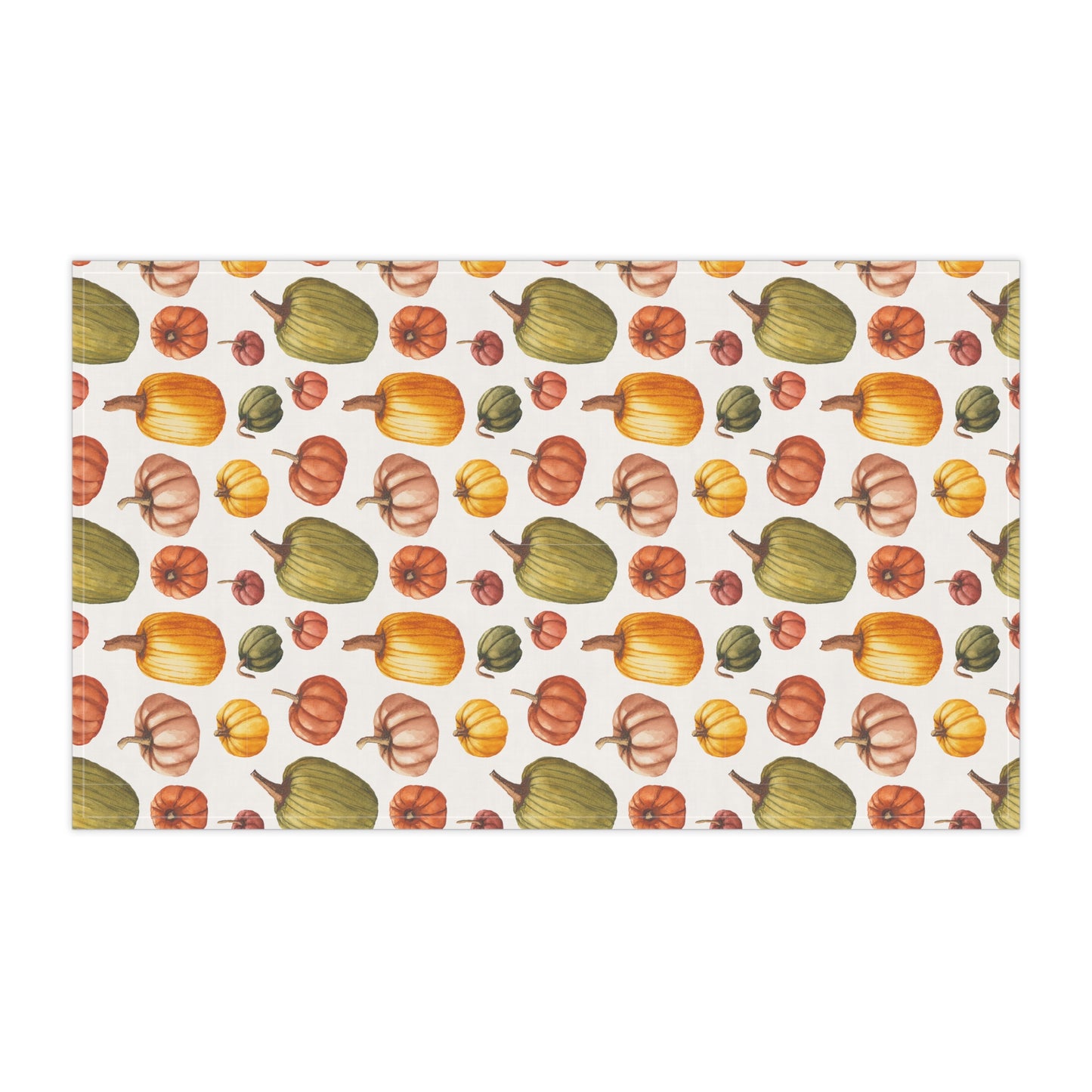 100% Cotton Twill Kitchen Towel - Rainbow Pumpkins