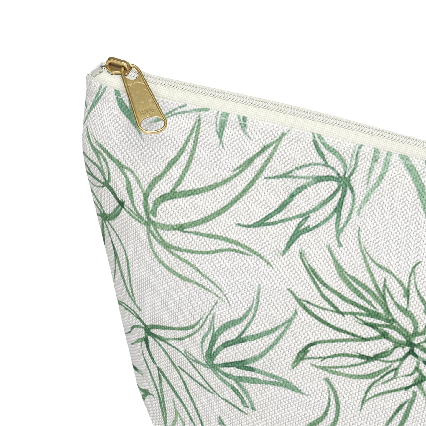 Roomy Accessory Pouch - Sketches in Green