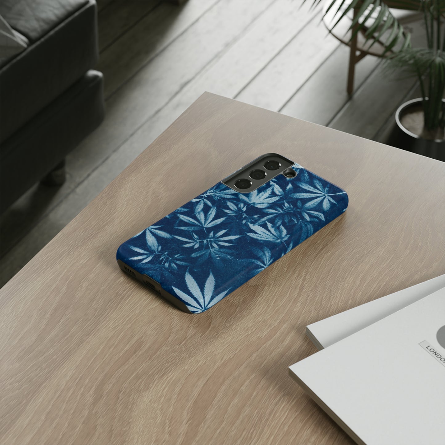 Tough Cell Phone Cases - Cyanotype Print