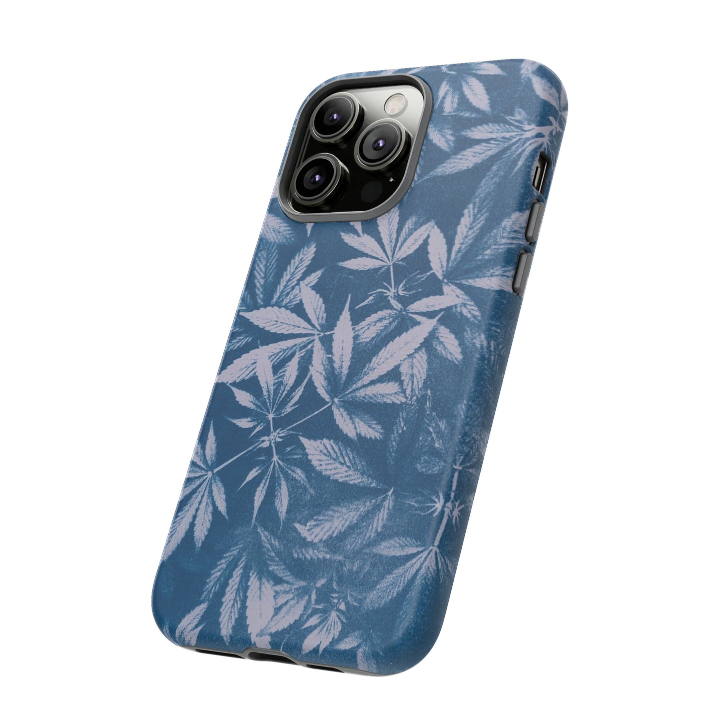 Tough Cell Phone Cases - Cyanotype on Lavender Print