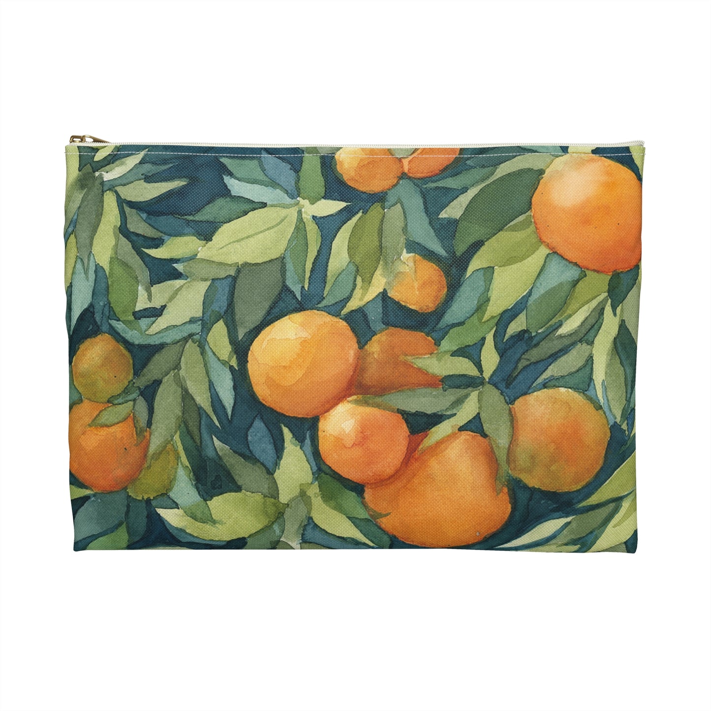 Flat Accessory Pouch - Orange Grove