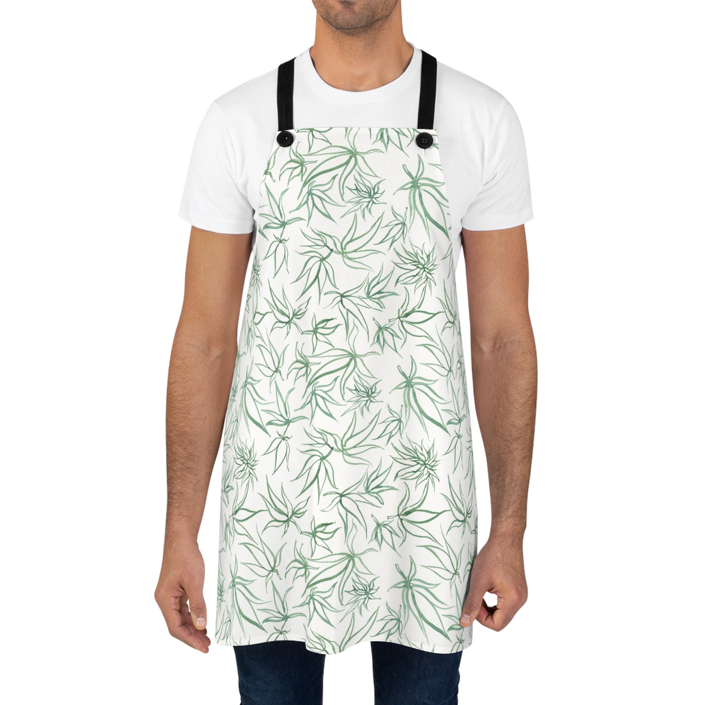 Apron - Sketches in Green