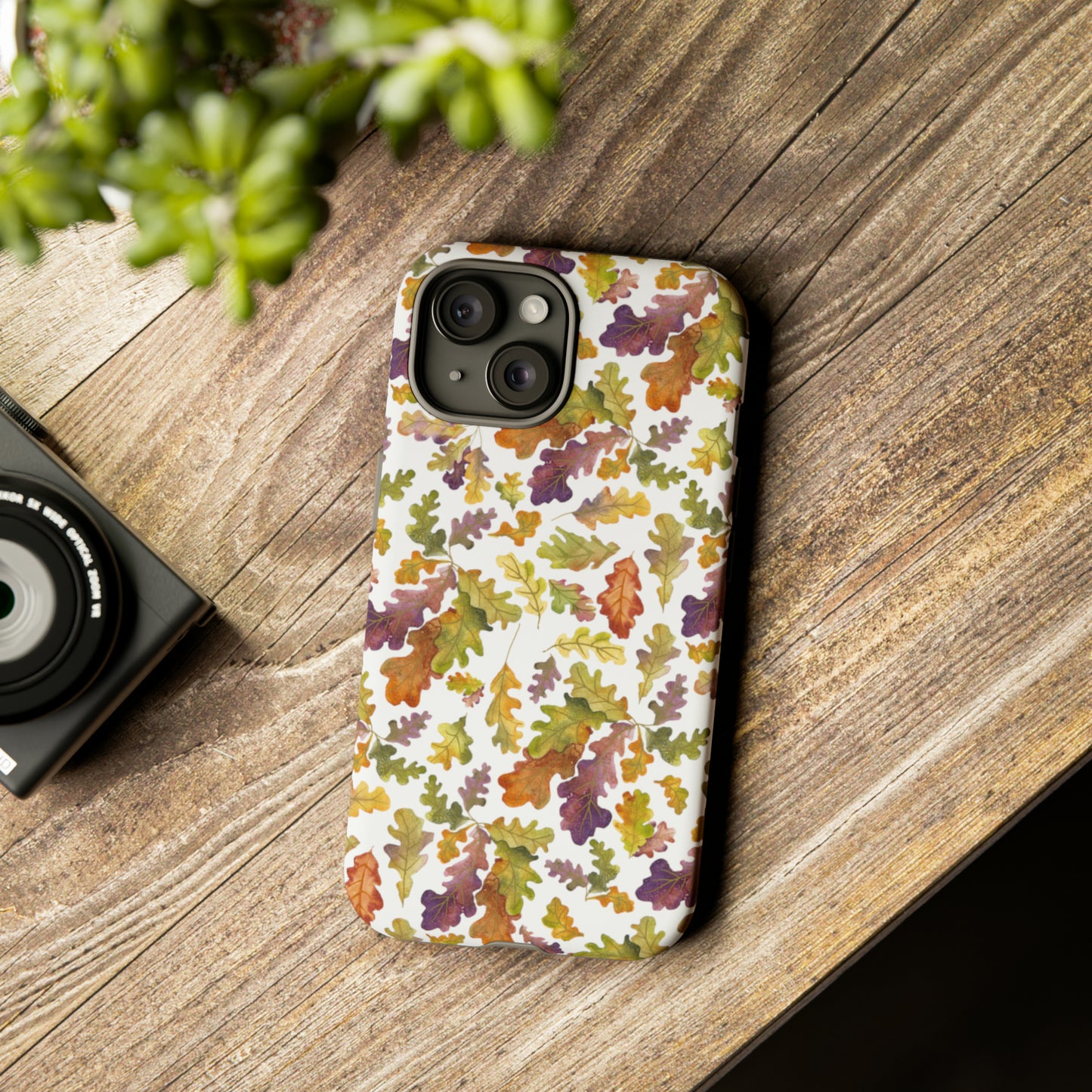 Tough Cell Phone Cases - Watercolor Autumn Leaves