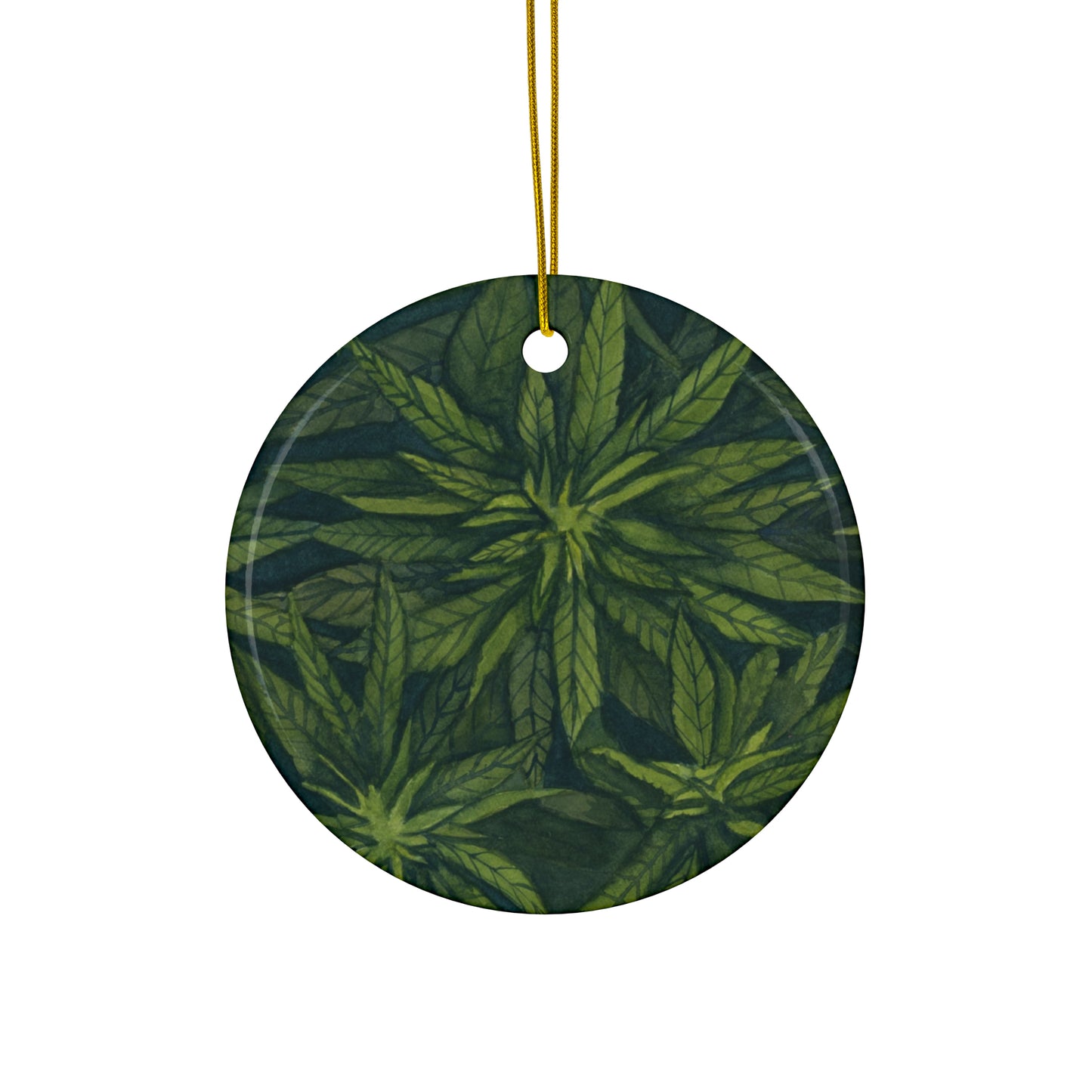 Ceramic Holiday Ornaments - Green Gardens