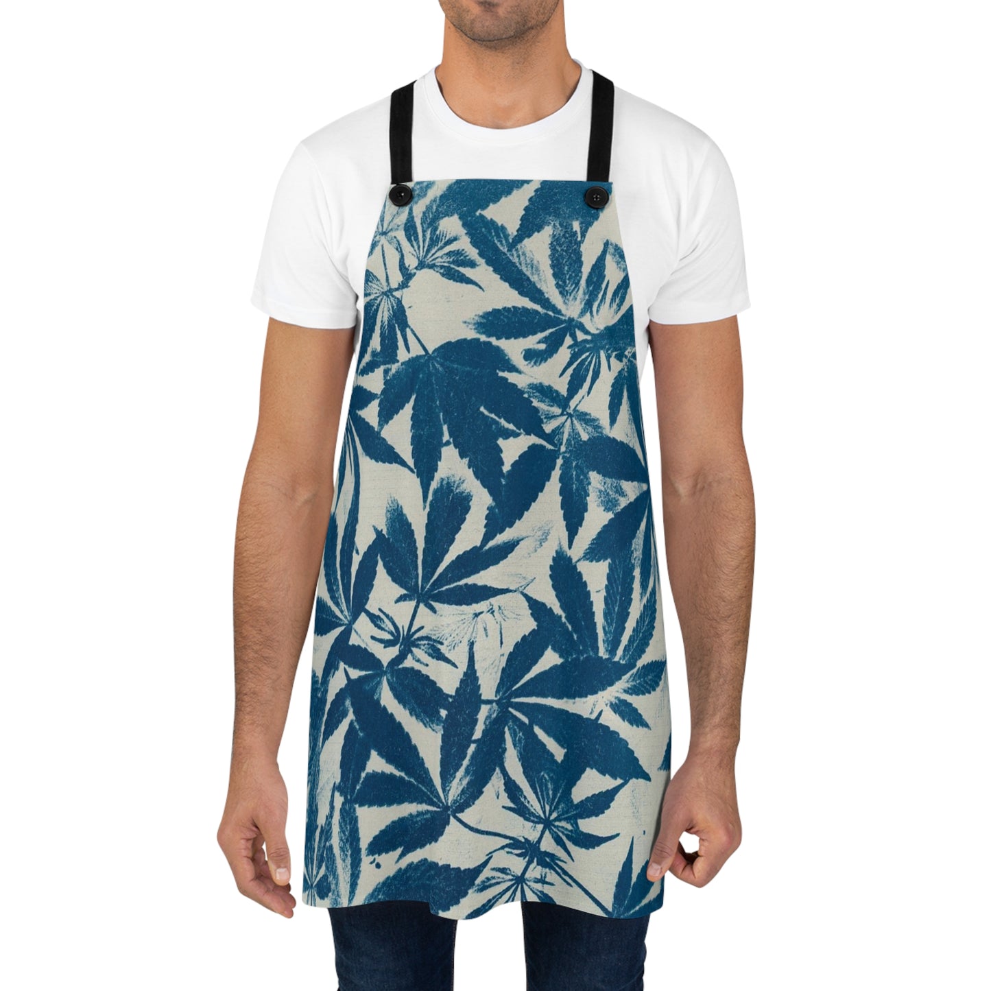 Apron - Cyanotype on Ivory