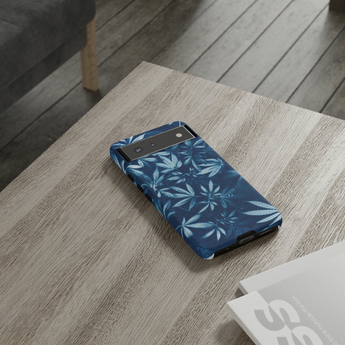 Tough Cell Phone Cases - Cyanotype Print