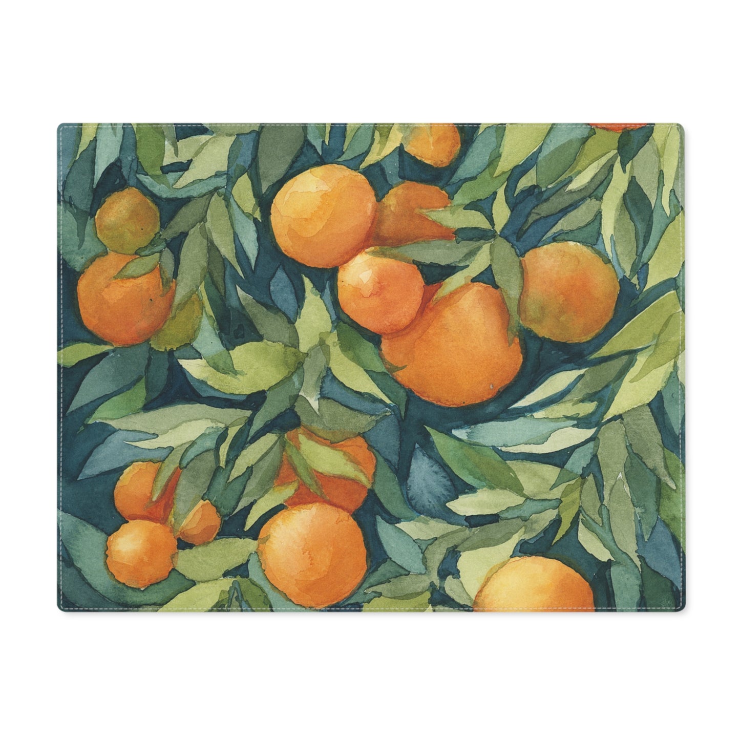 100% Cotton Placemat, 1 pc - Orange Grove