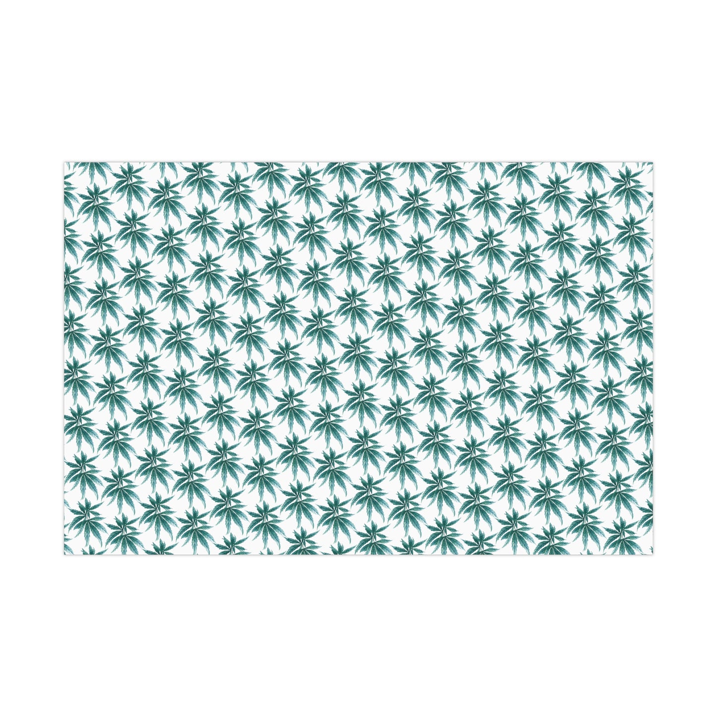 Gift Wrap Papers - Teal Dreamleaf Wrapping Paper