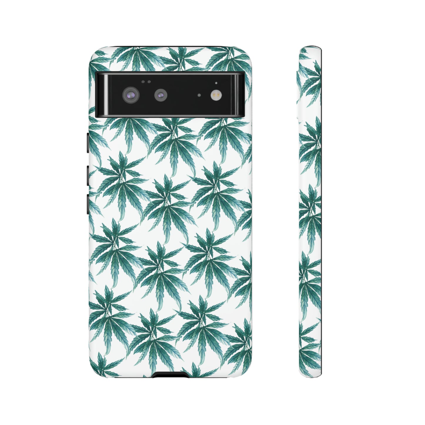 Copy of Tough Cell Phone Cases - Watercolor Cannabis Field