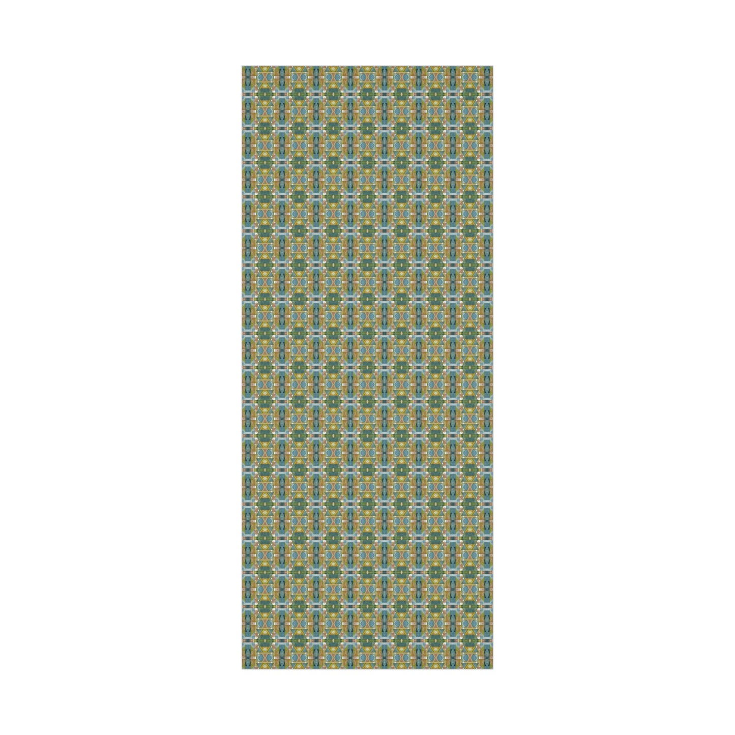 Gift Wrap Papers - Painterly Plaid, Cool Colors Wrapping Paper