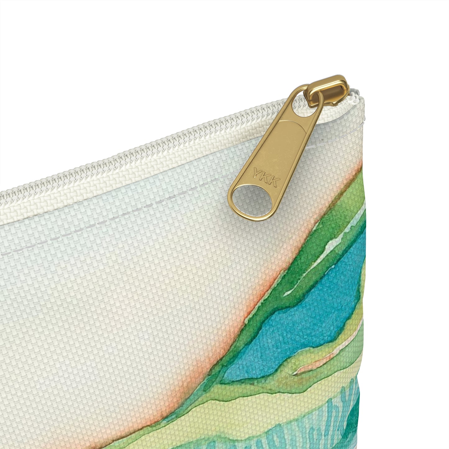 Flat Accessory Pouch - Watercolor Mountains