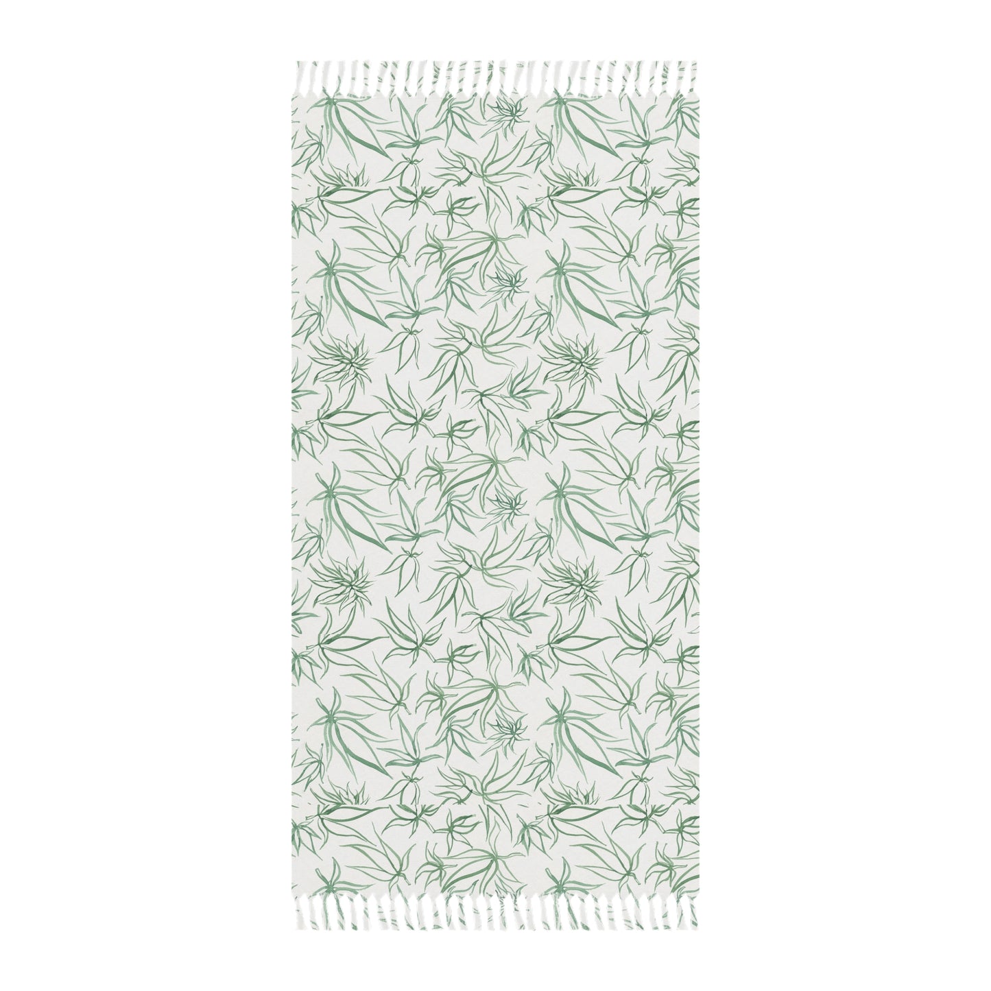 Boho Beach Cloth - Sketches in Green