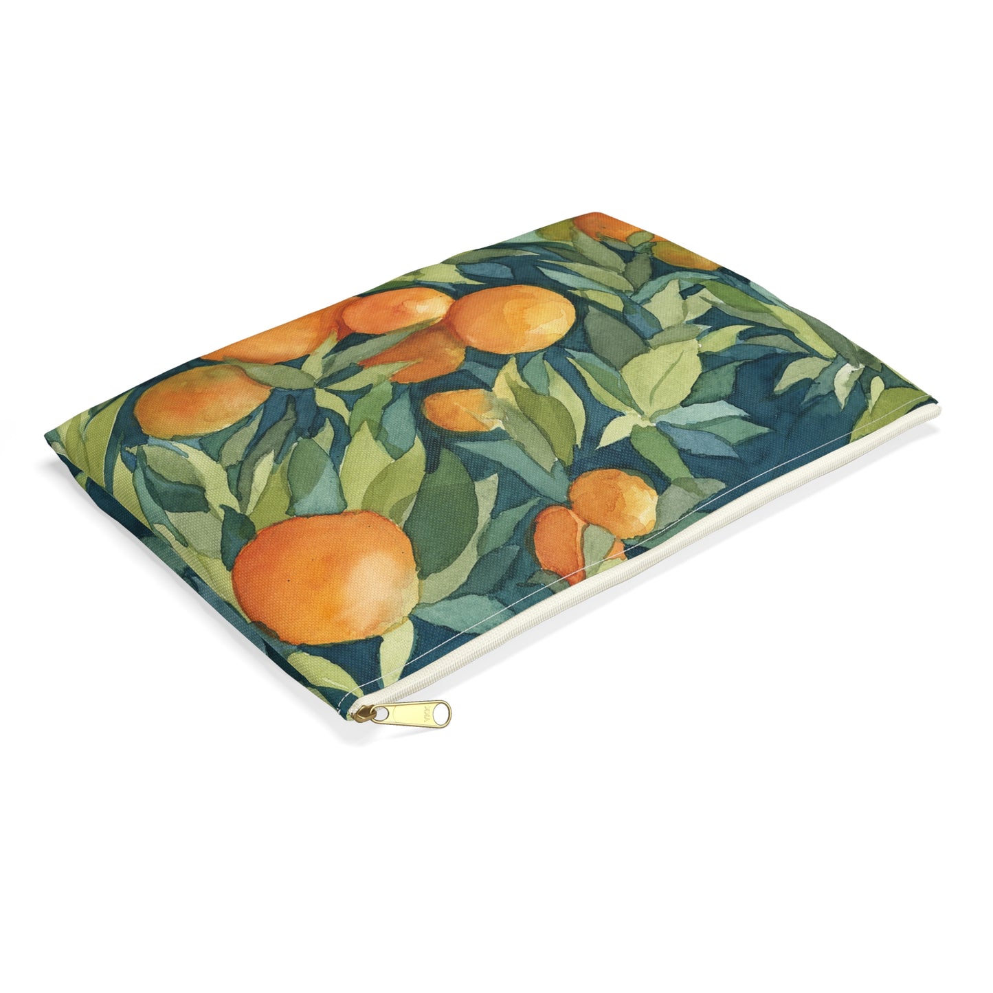 Flat Accessory Pouch - Orange Grove