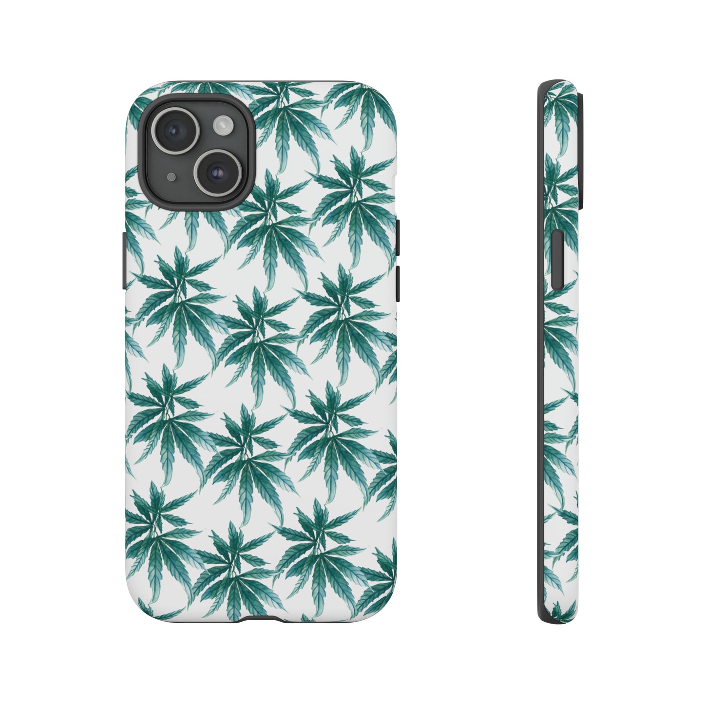 Copy of Tough Cell Phone Cases - Watercolor Cannabis Field