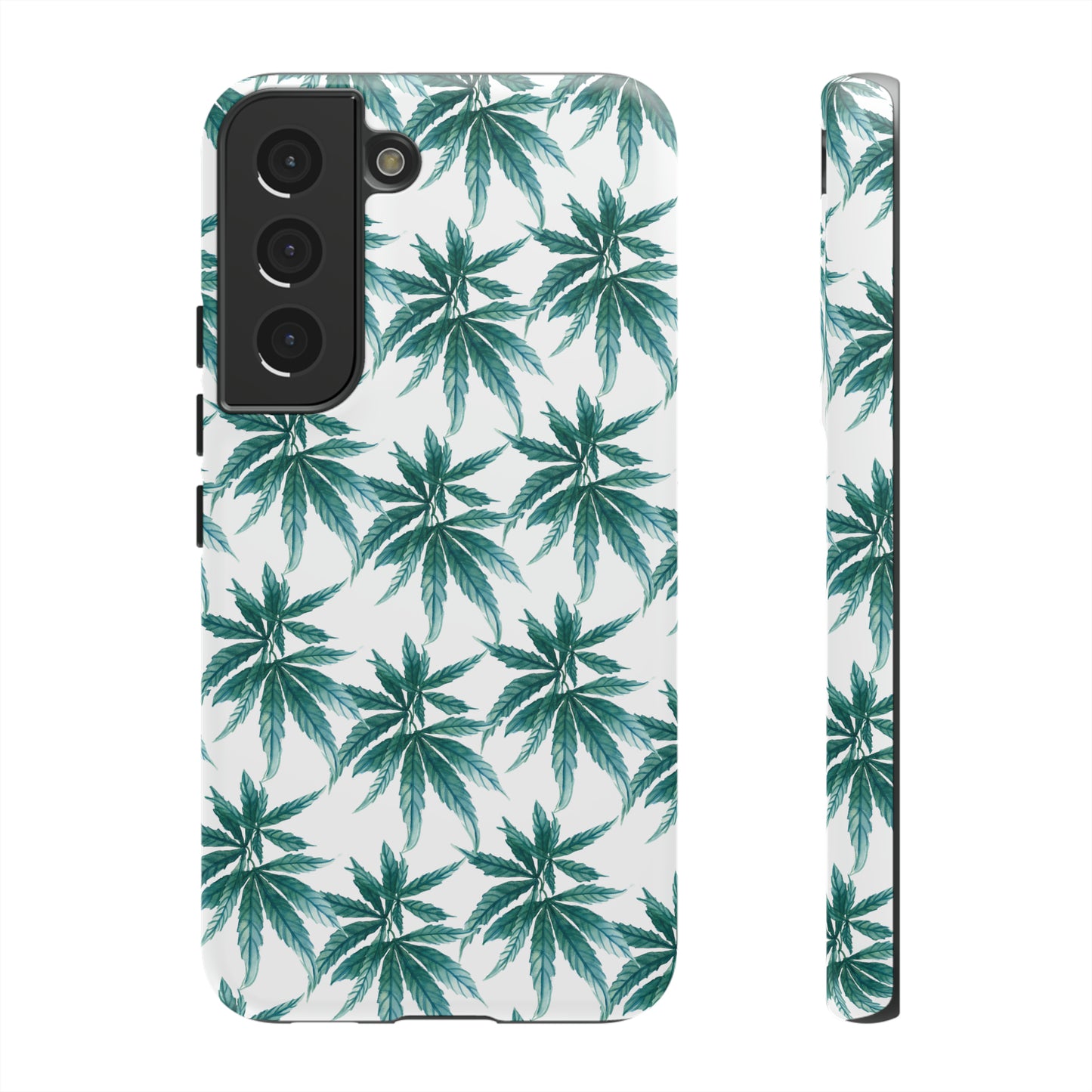 Copy of Tough Cell Phone Cases - Watercolor Cannabis Field