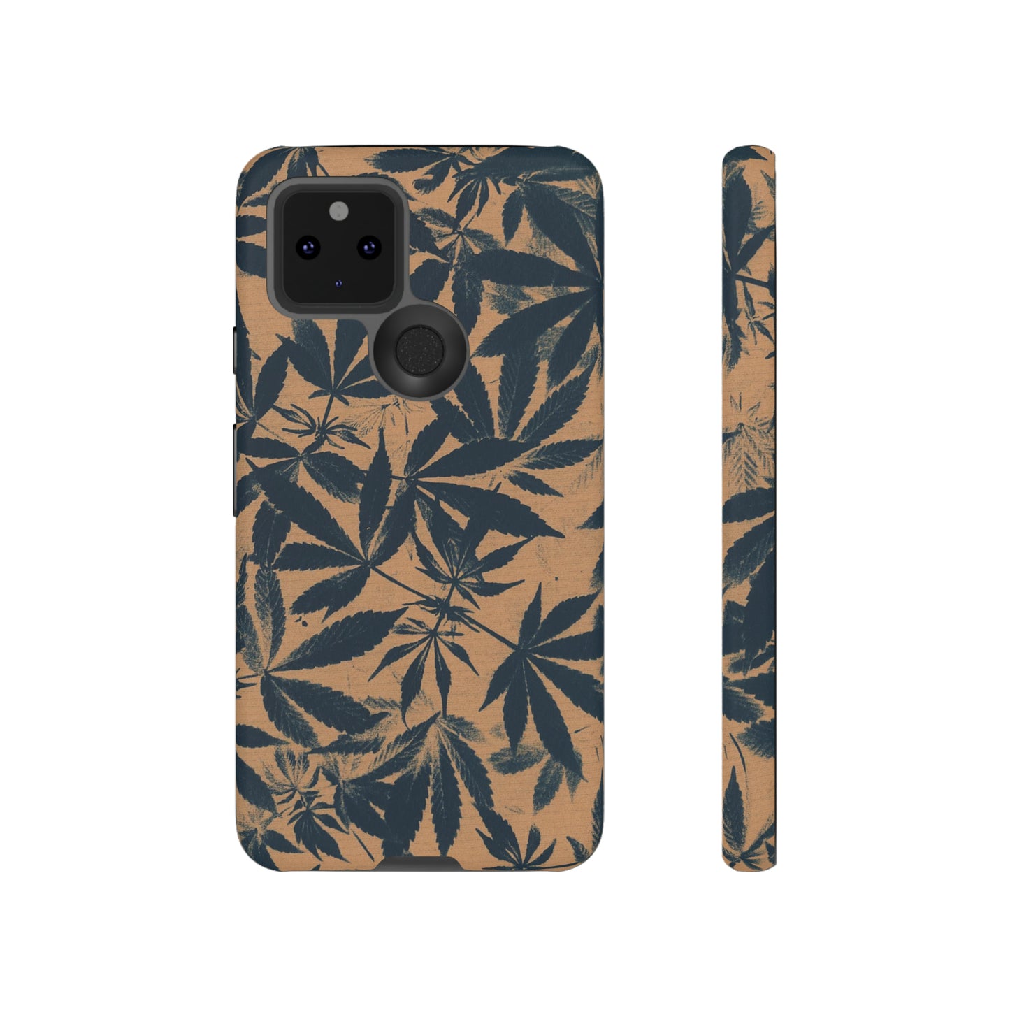 Tough Cell Phone Cases - Cyanotype on Amber Print