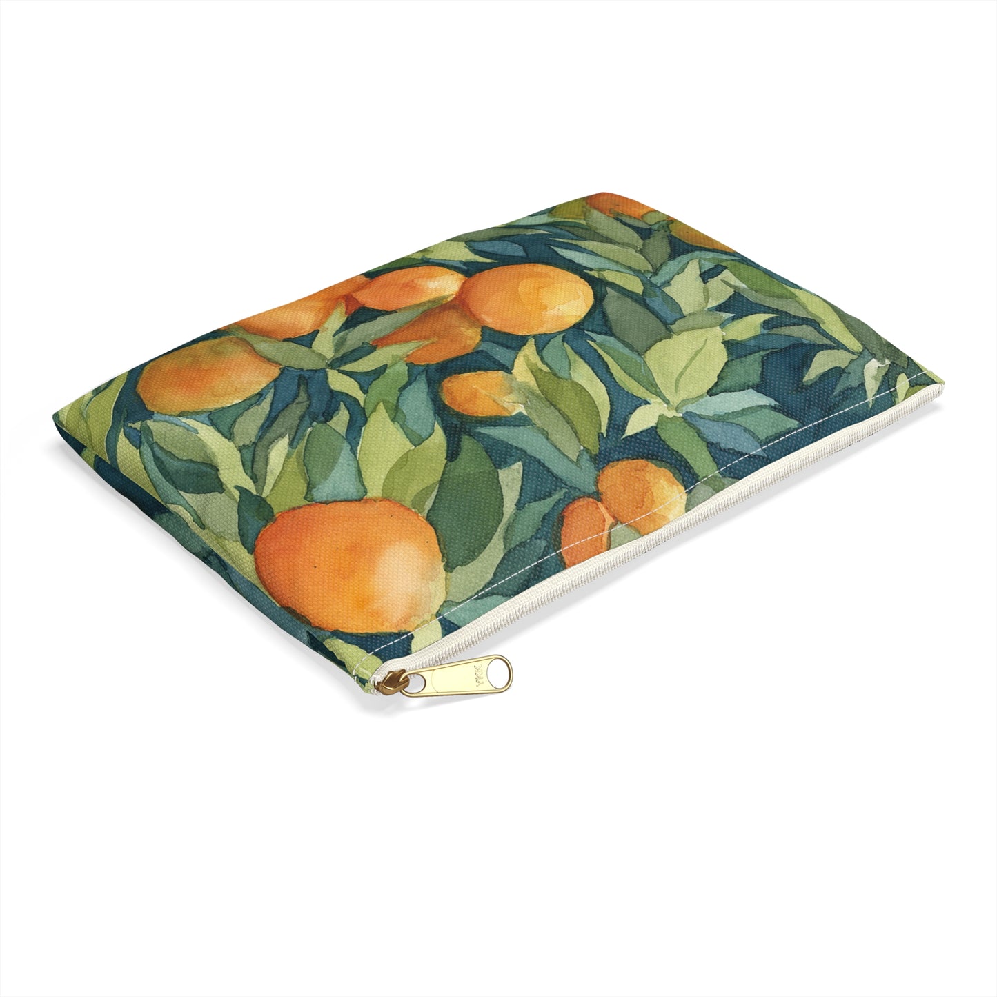 Flat Accessory Pouch - Orange Grove