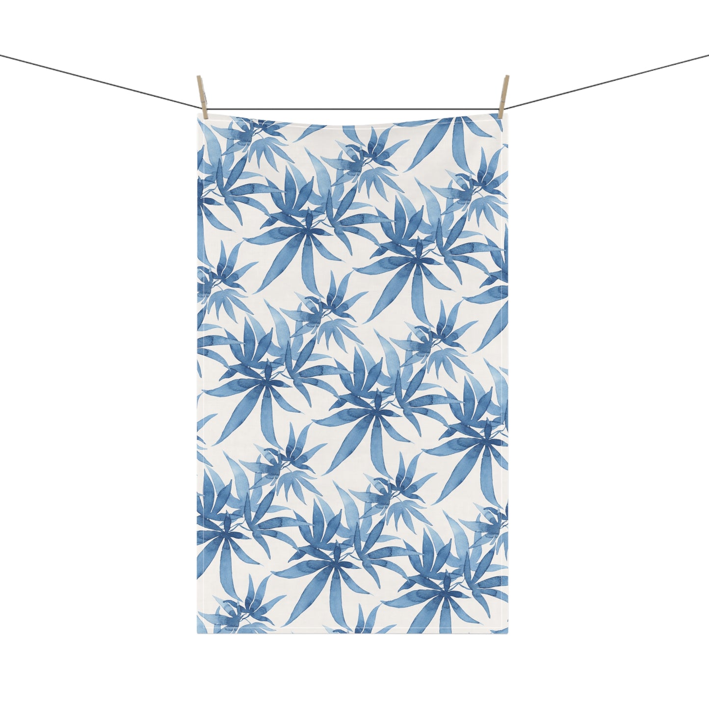 100% Cotton Twill Kitchen Towel - Blue Haze