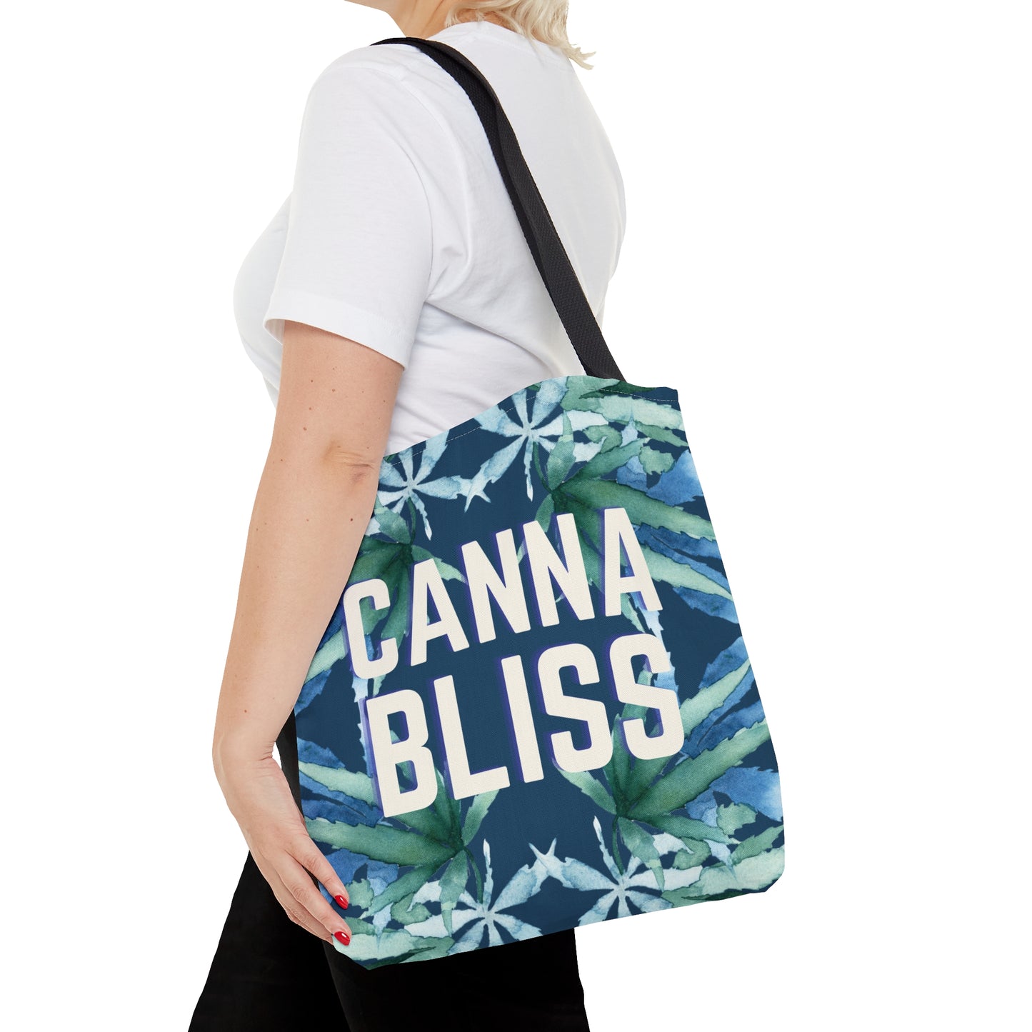 Tote Bag (3 sizes!) - Cannabliss Teal