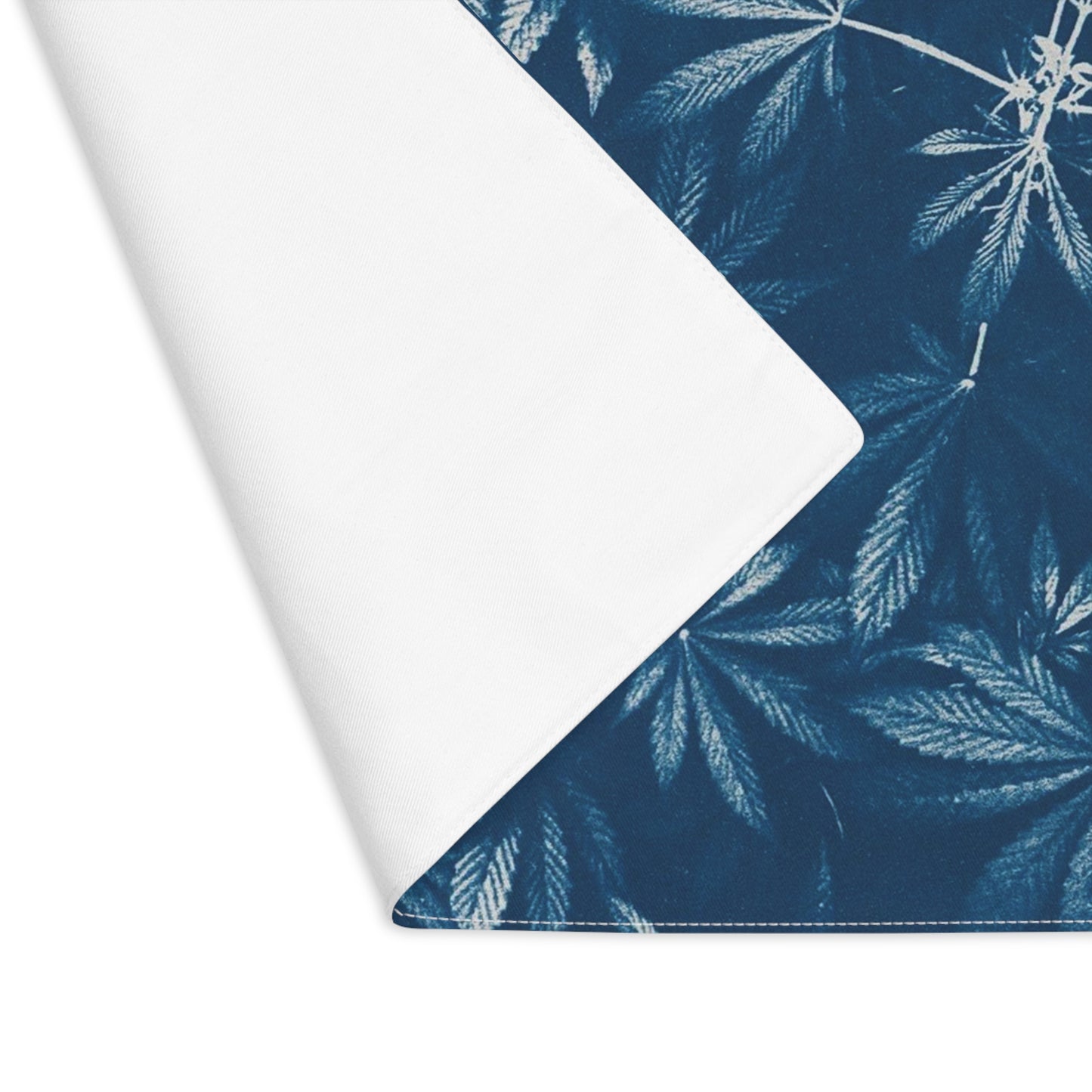 100% Cotton Placemat, 1pc - Cyanotype Print 1