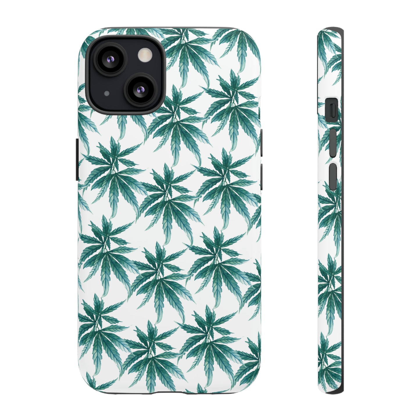 Copy of Tough Cell Phone Cases - Watercolor Cannabis Field