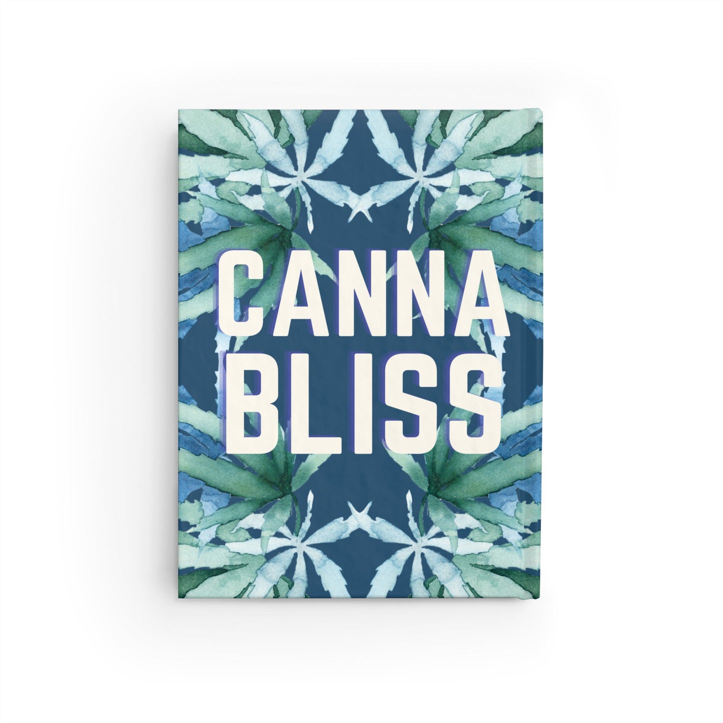 Journal - Blank Pages - Cannabliss Teal