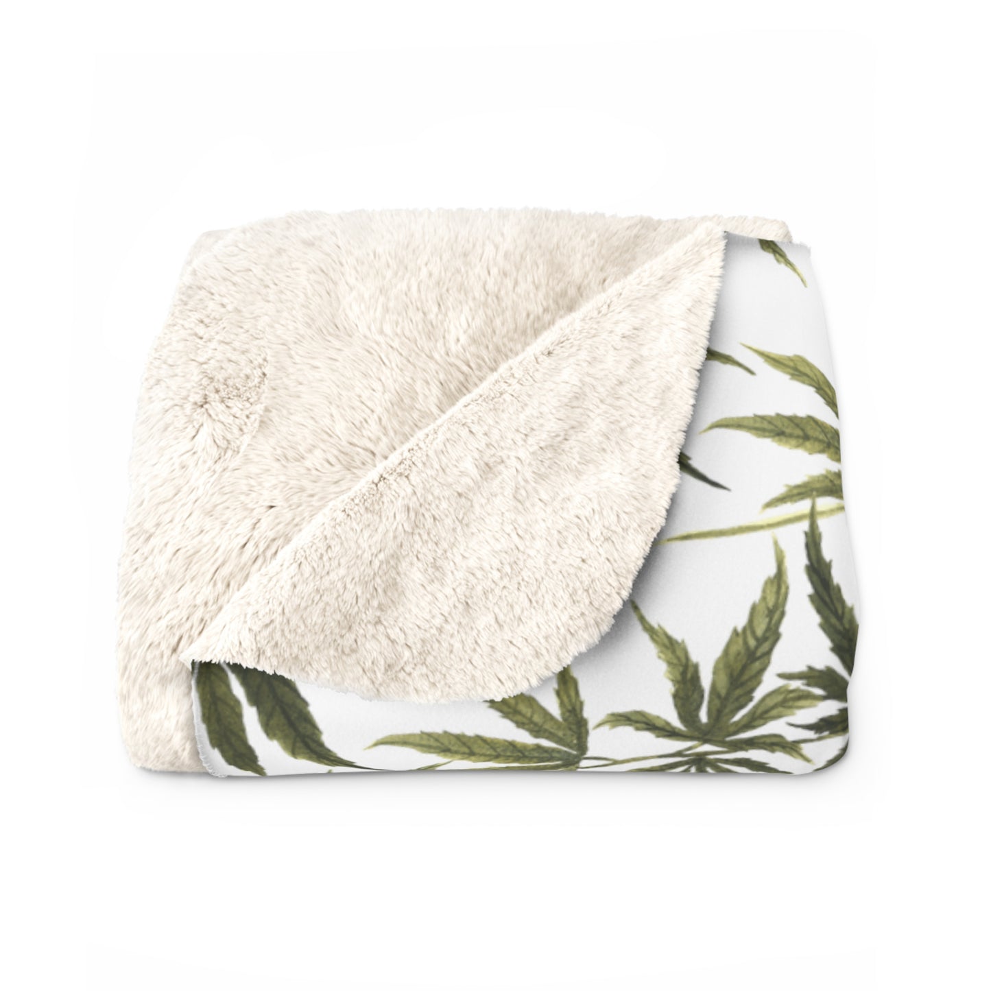 Sherpa Fleece Blanket - Herbal Canopy