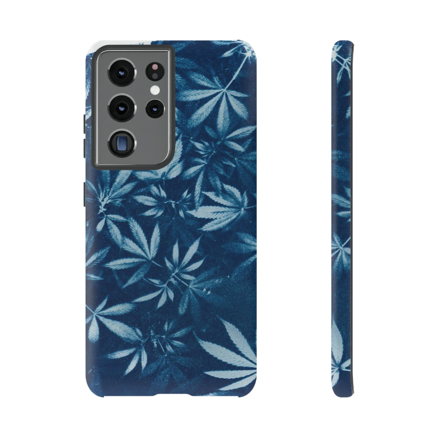 Tough Cell Phone Cases - Cyanotype Print