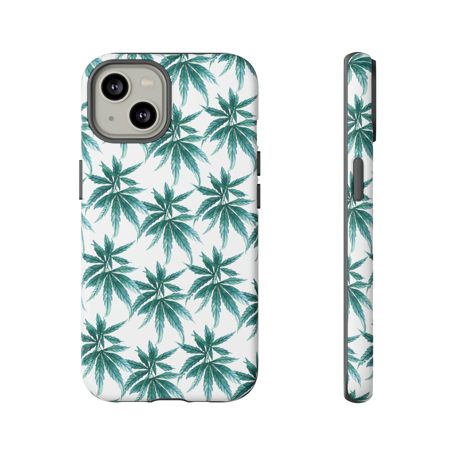 Copy of Tough Cell Phone Cases - Watercolor Cannabis Field