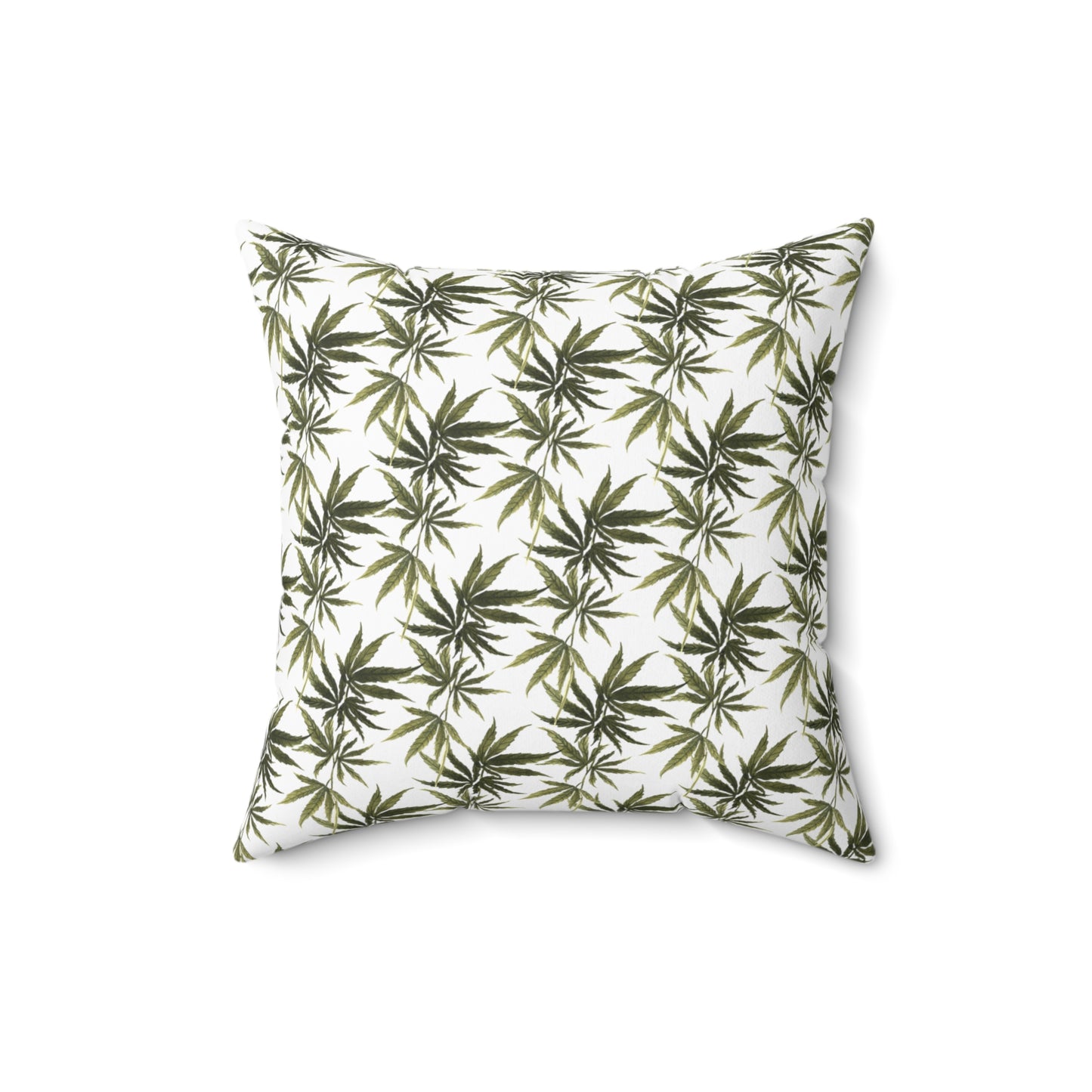 Faux Suede Square Pillow - Herbal Canopy