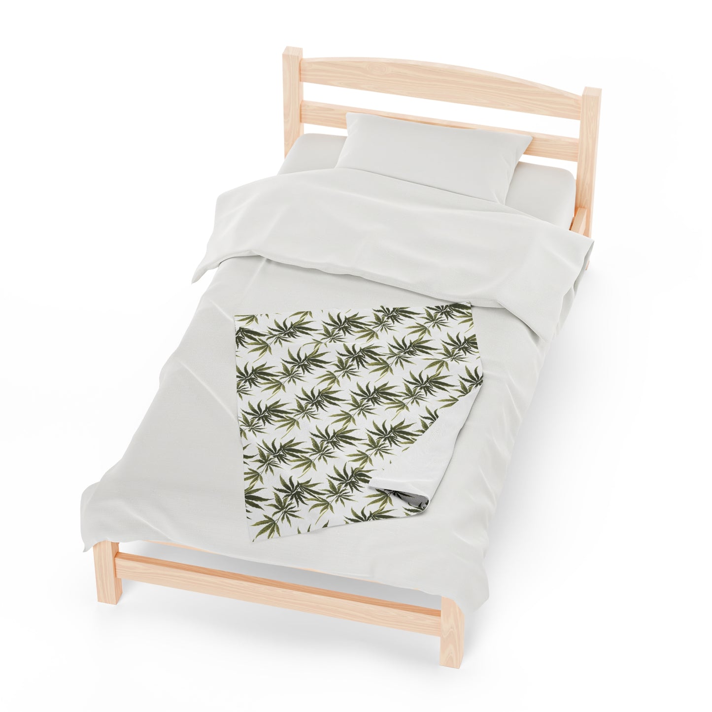 Velveteen Plush Blanket - Herbal Canopy