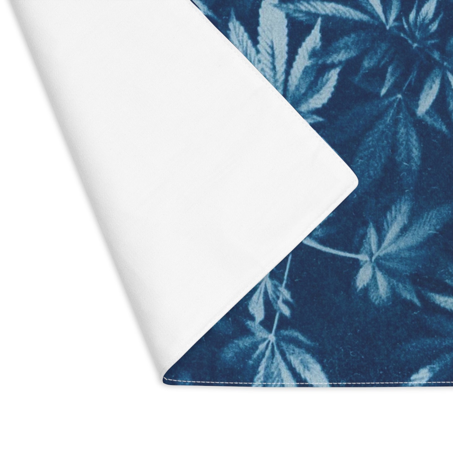 100% Cotton Placemat, 1 pc - Cyanotype Print 1