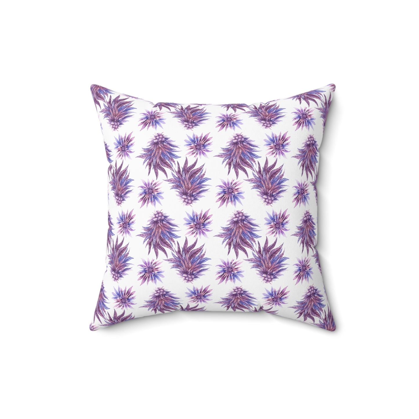 Faux Suede Square Pillow - Purple Passion