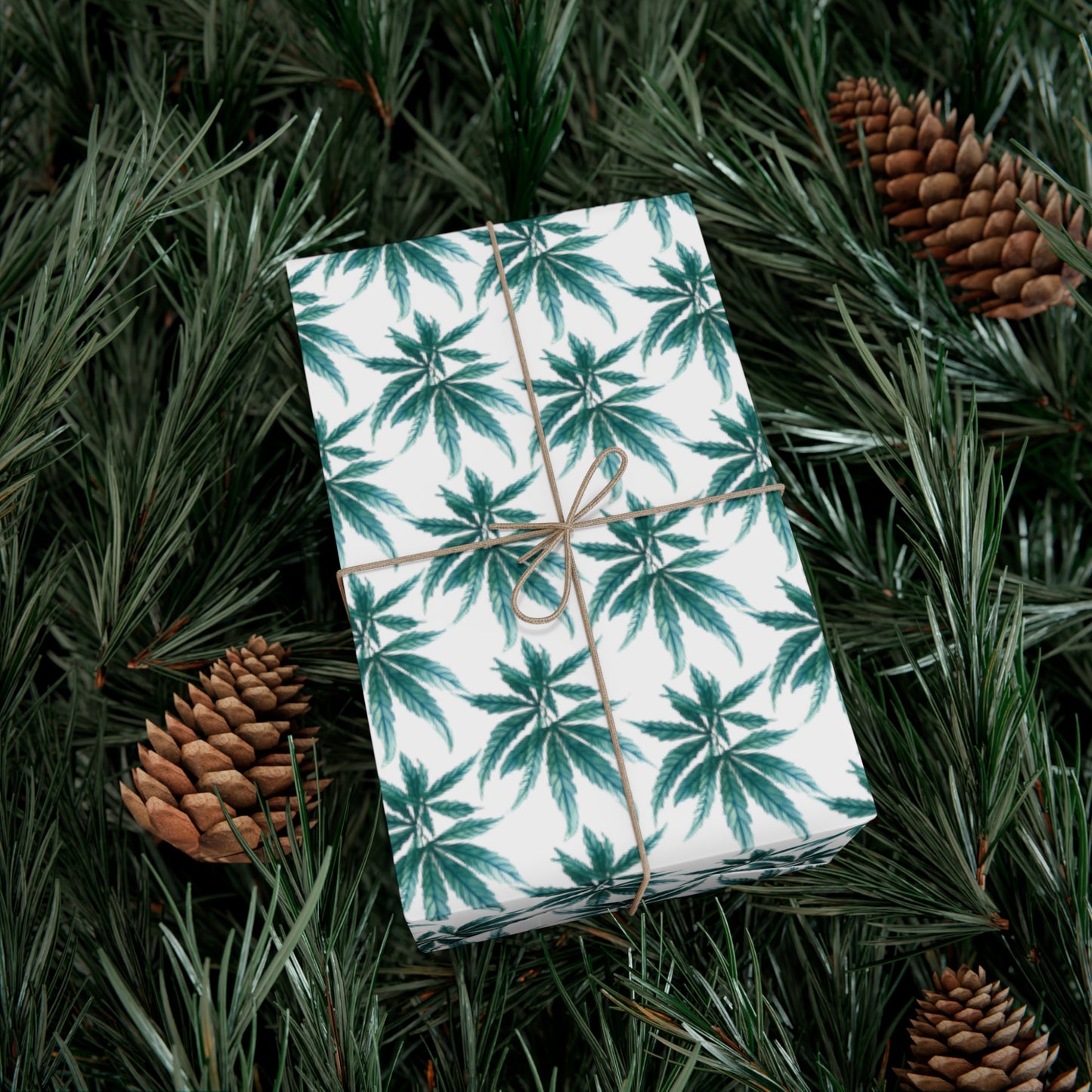 Gift Wrap Papers - Teal Dreamleaf Wrapping Paper