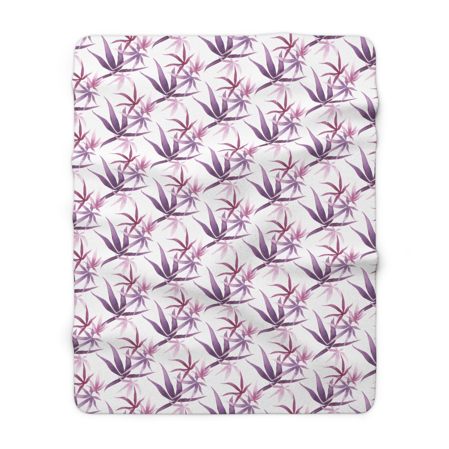 Sherpa Fleece Blanket - Orchid Dreams