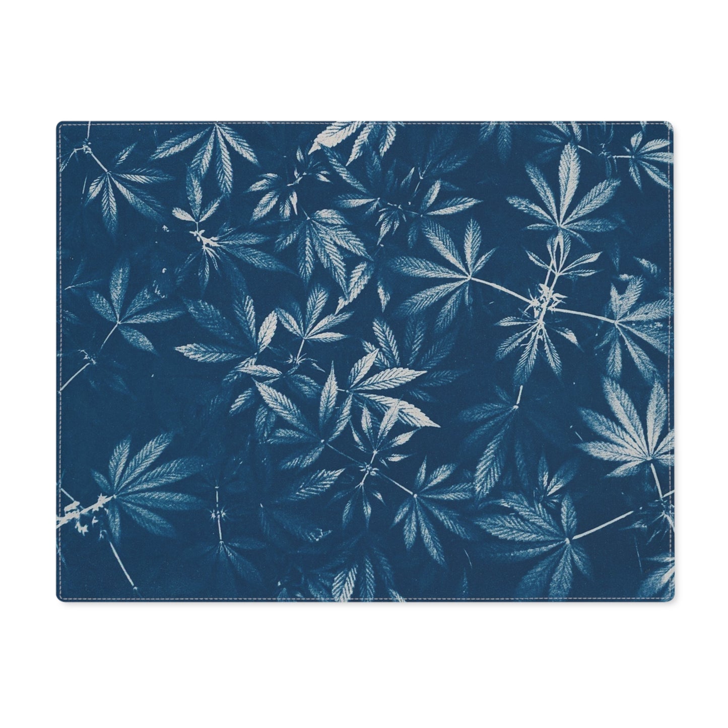 100% Cotton Placemat, 1pc - Cyanotype Print 1