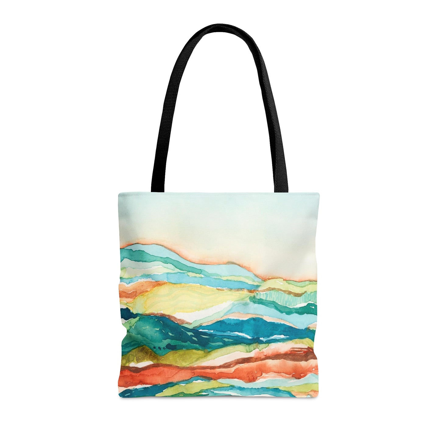 Tote Bag (3 sizes!) - Watercolor Mountains